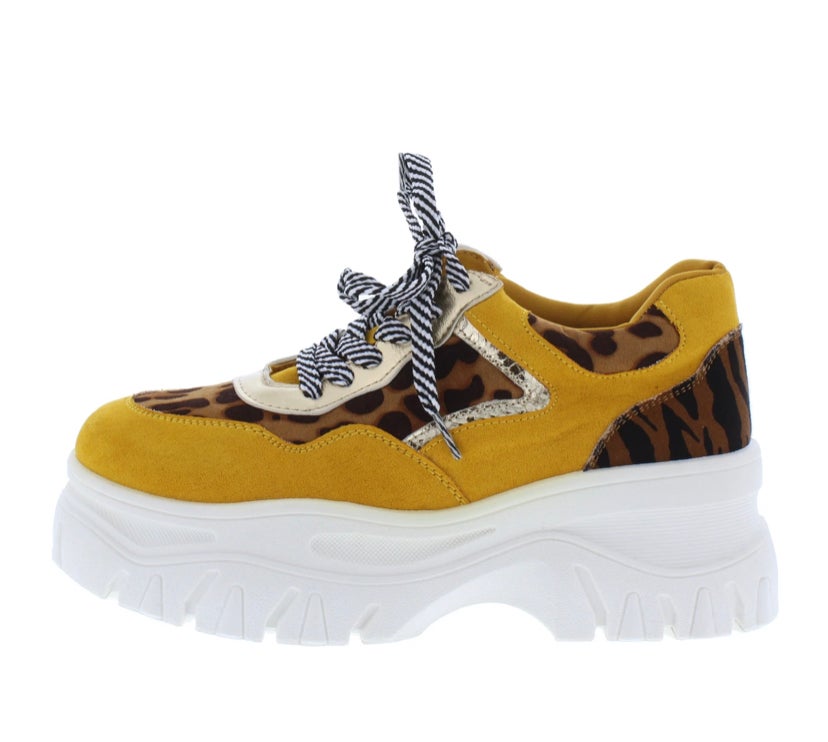 Leopard multi color sneaker