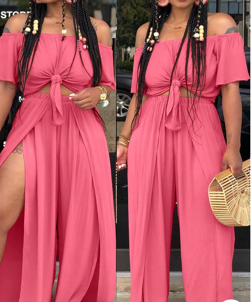 Pink two piece set